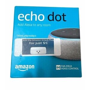 Amazon Echo Dot Smart Speaker Alexa Bluetooth WiFi New Open Box